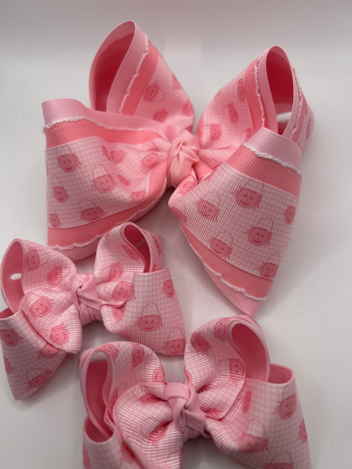 Pink + gingham pumpkin