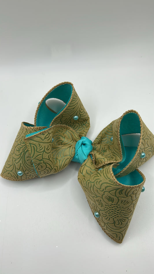 Tooled turquoise